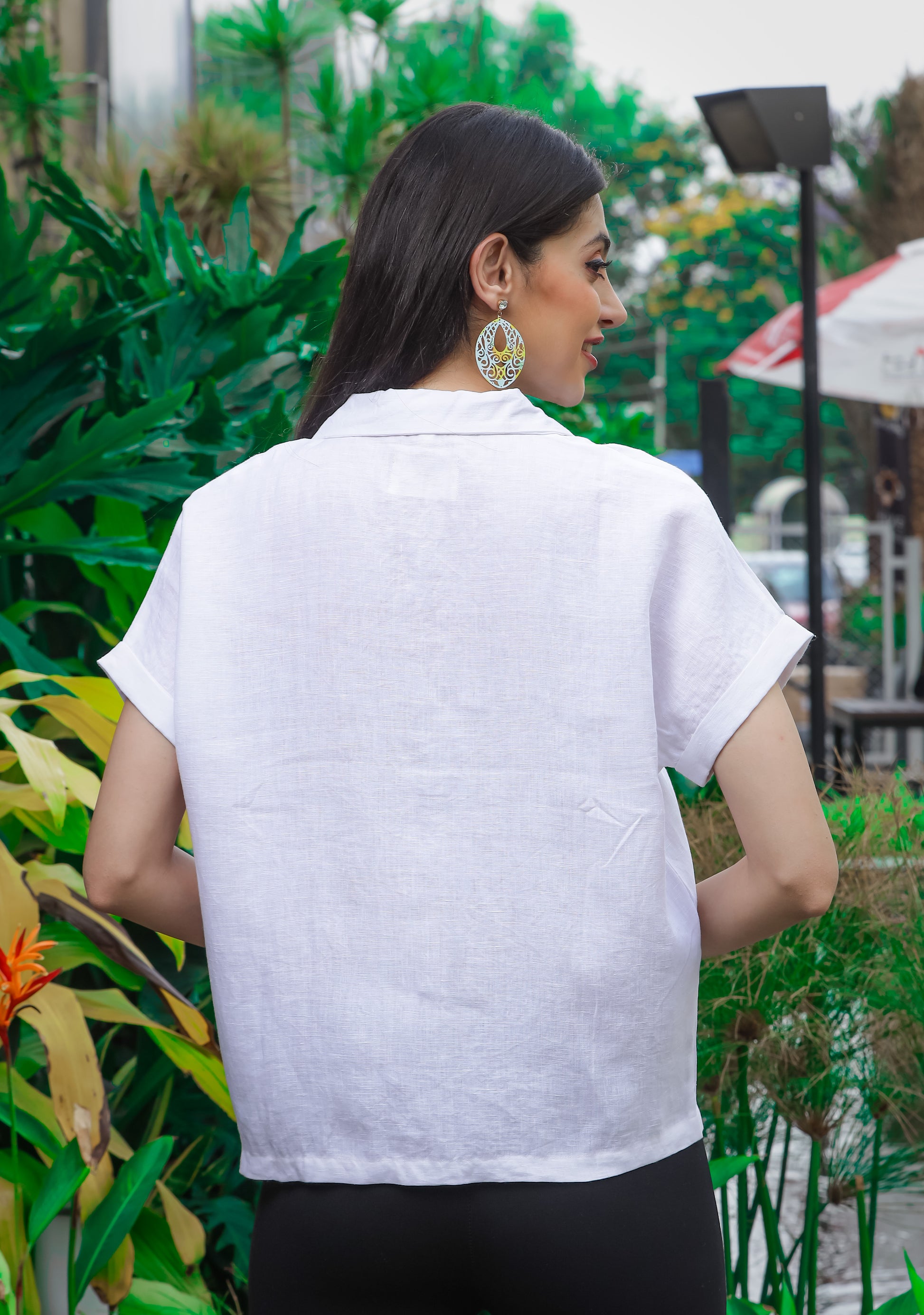 Chidiya Pure linen loose shirt