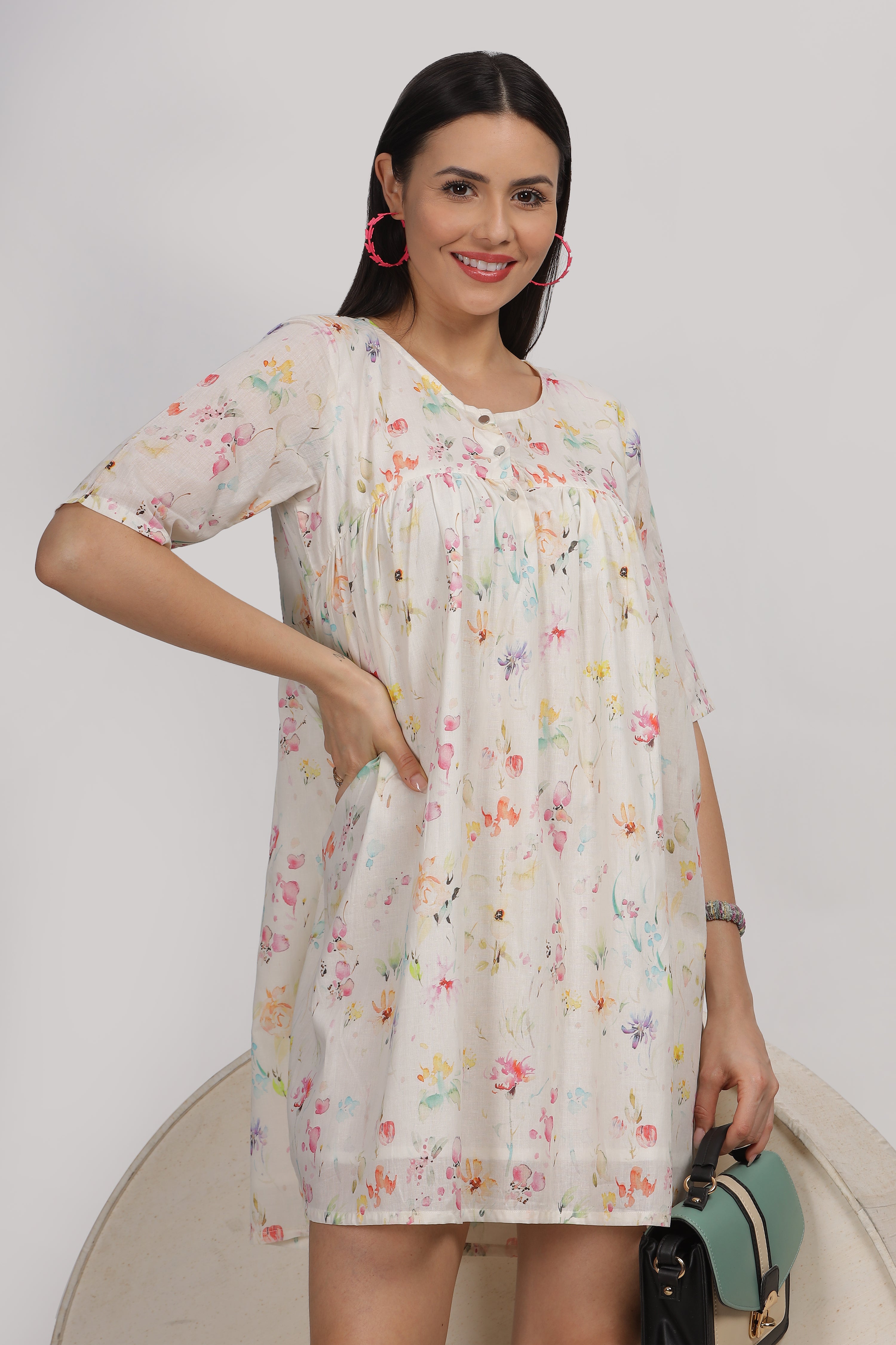 Shwetha Relaxed fit Short dress