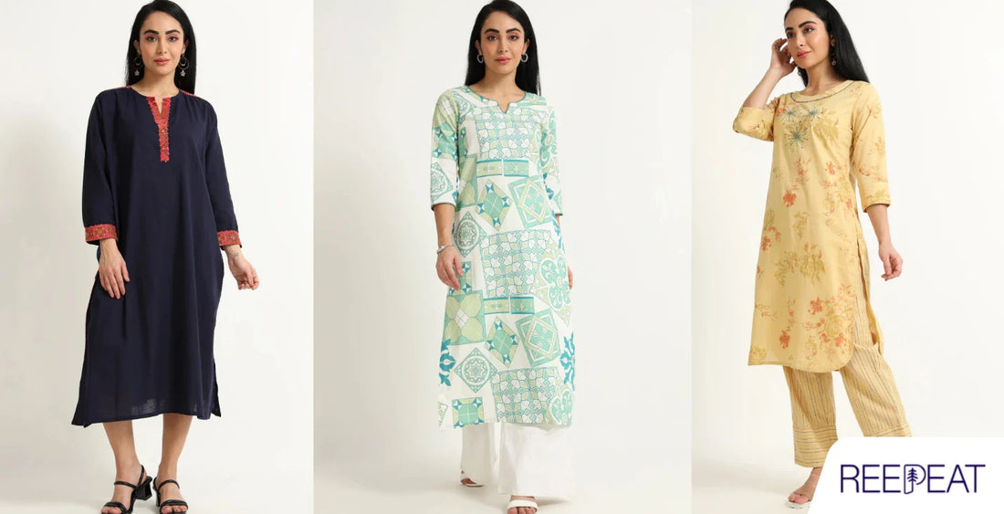 cotton kurta sets for women