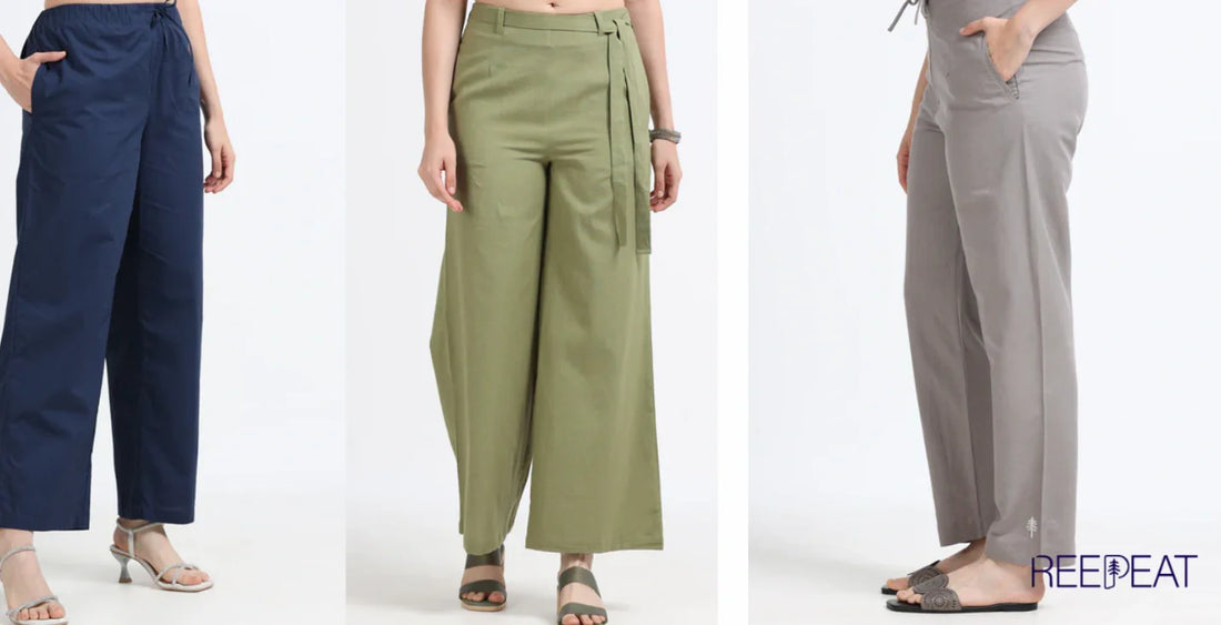 Organic cotton trousers for women in India
