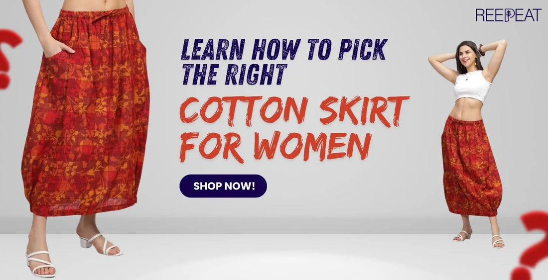 cotton skirts for women
