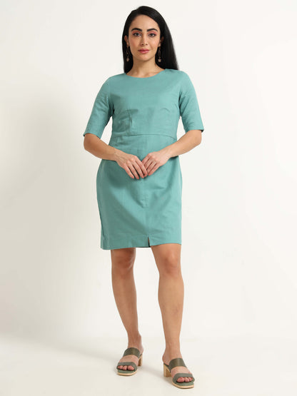 Cotton Hemp Dress - Reepeat