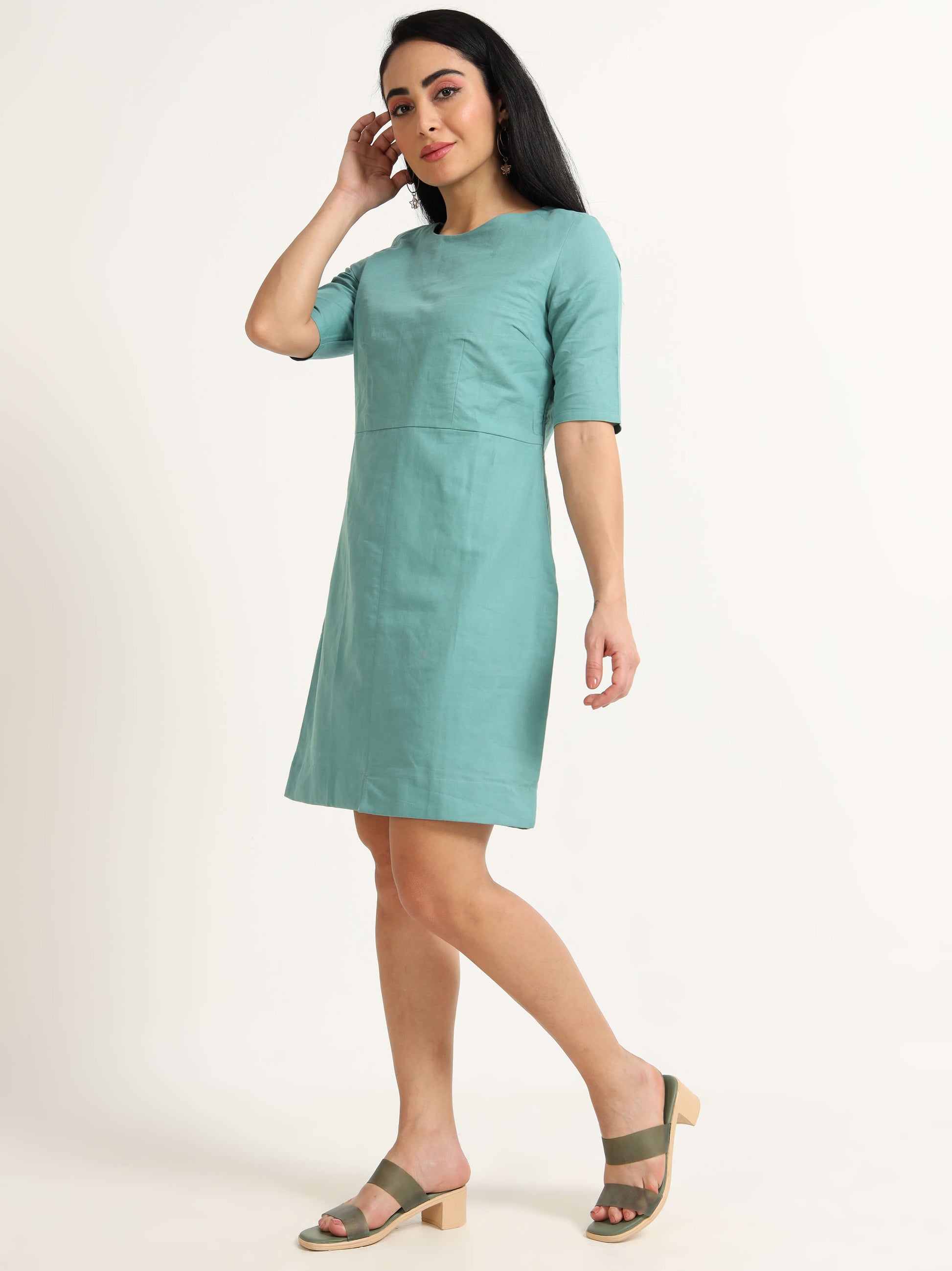 Cotton Hemp Dress - Reepeat
