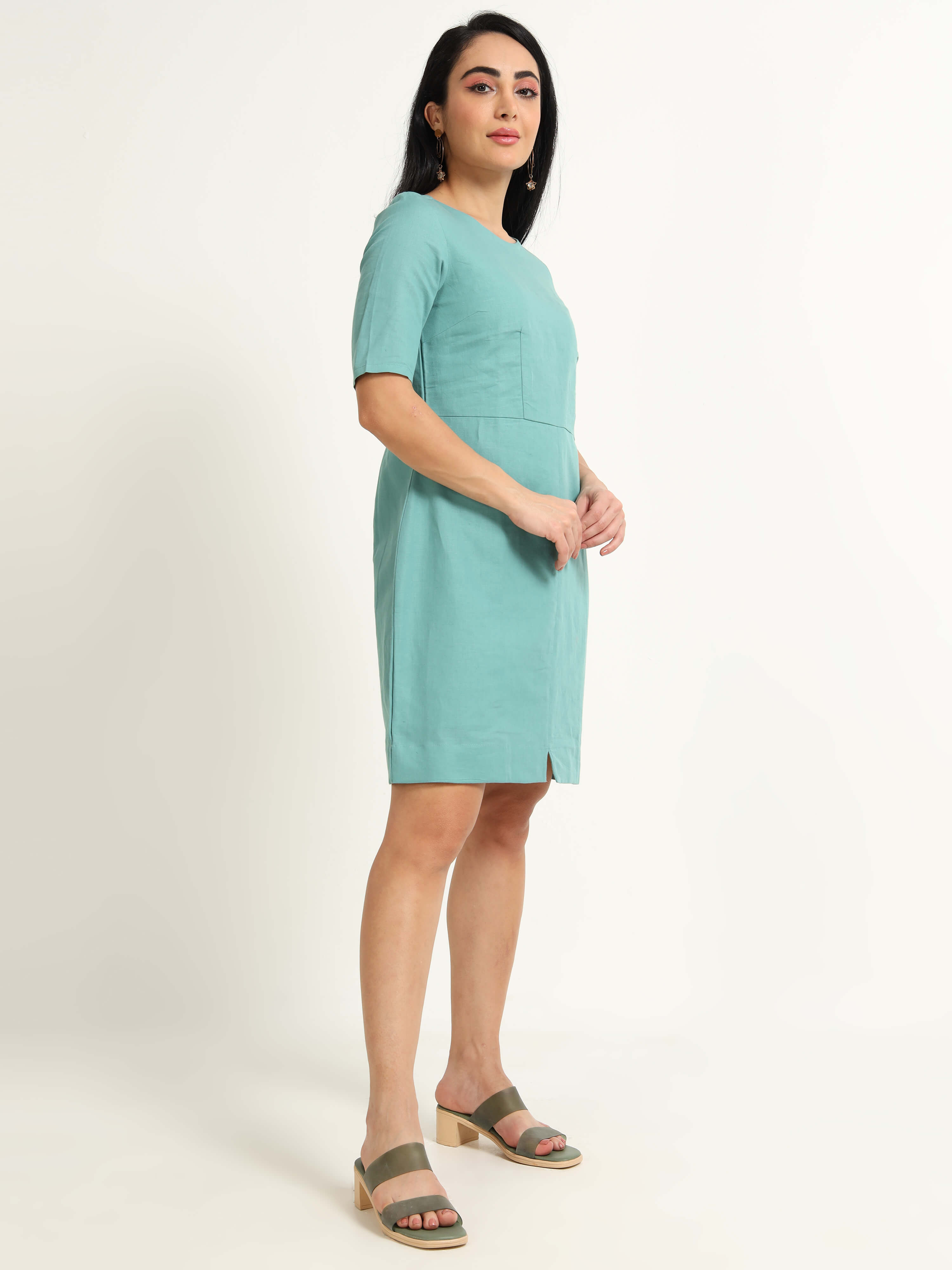 Cotton Hemp Dress - Reepeat