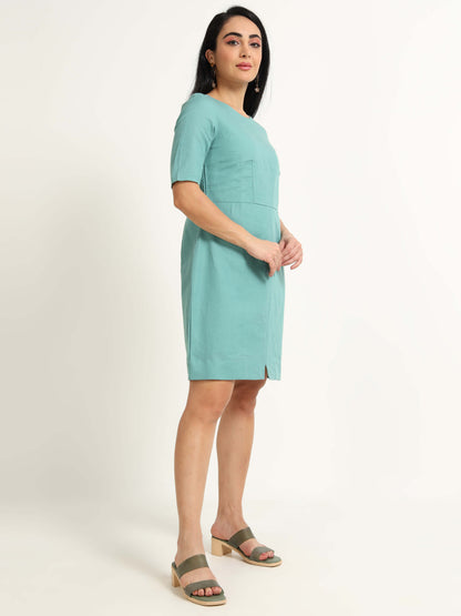 Cotton Hemp Dress - Reepeat