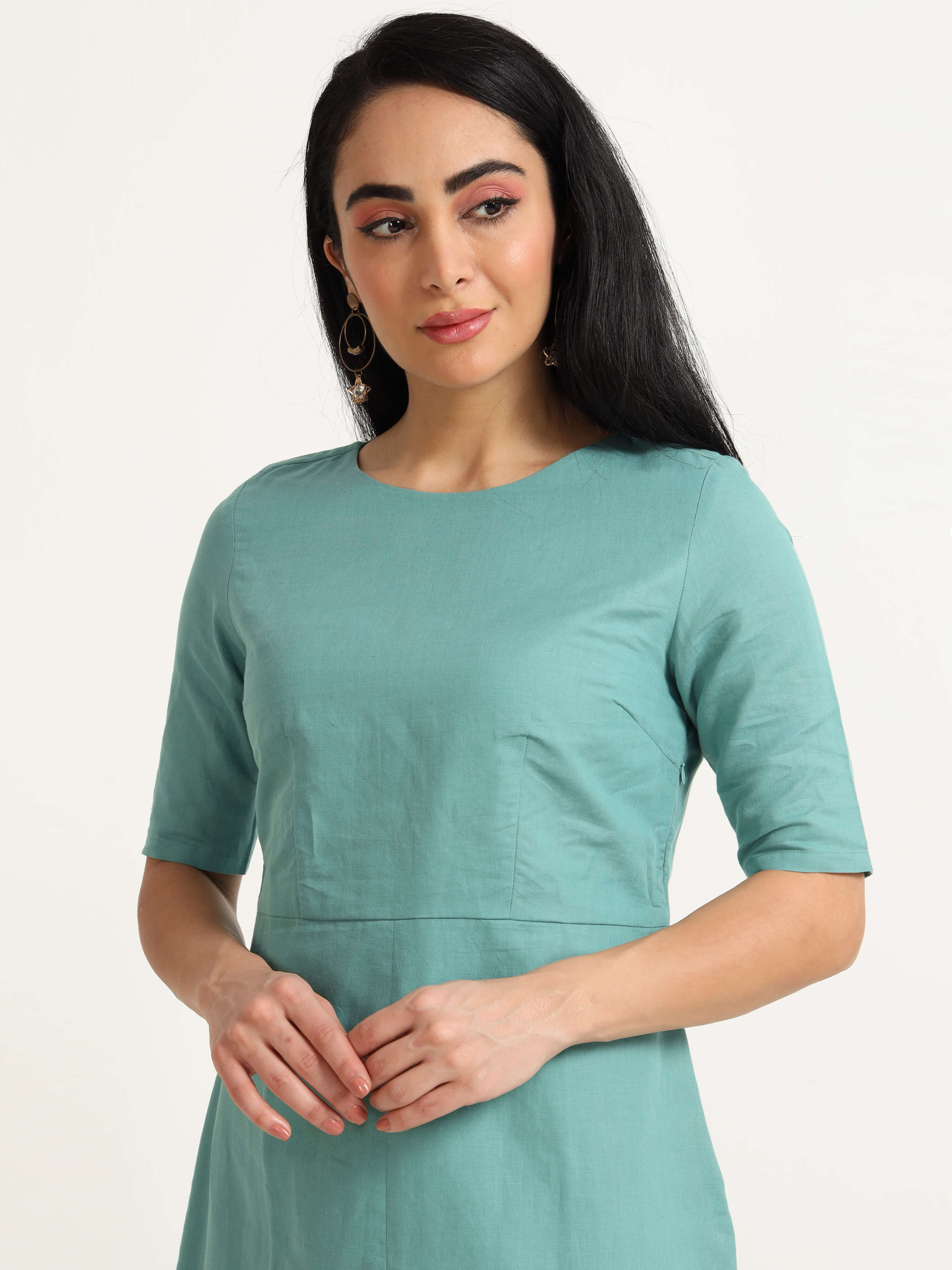 Cotton Hemp Dress - Reepeat