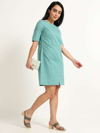 Cotton Hemp Dress - Reepeat