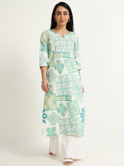 Straight  printed kurta
