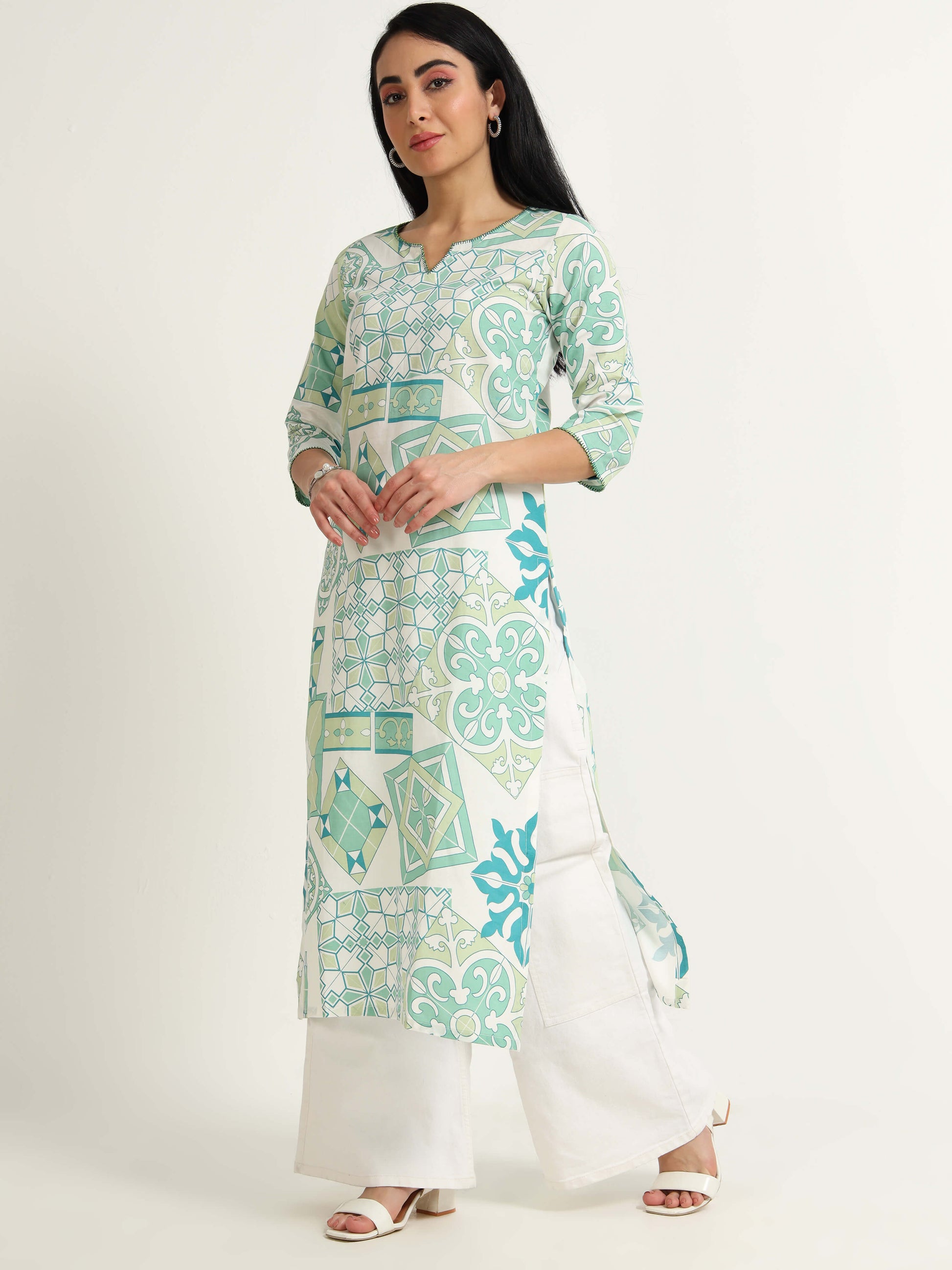 Straight  Printed Kurta - Reepeat