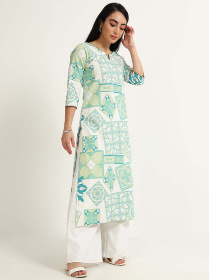 Straight  Printed Kurta - Reepeat