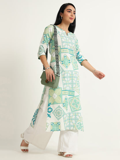 Straight  printed kurta
