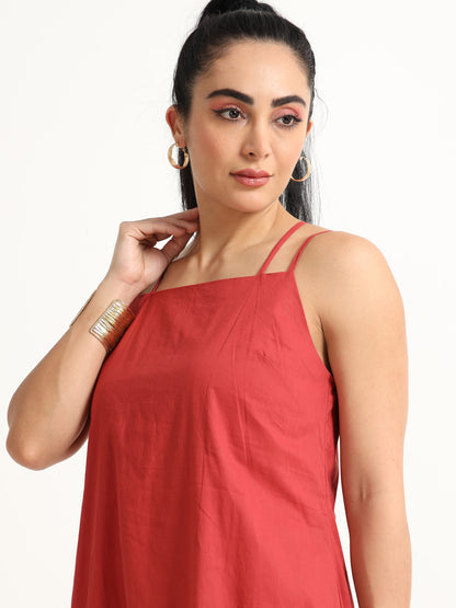 Strap Midi dress