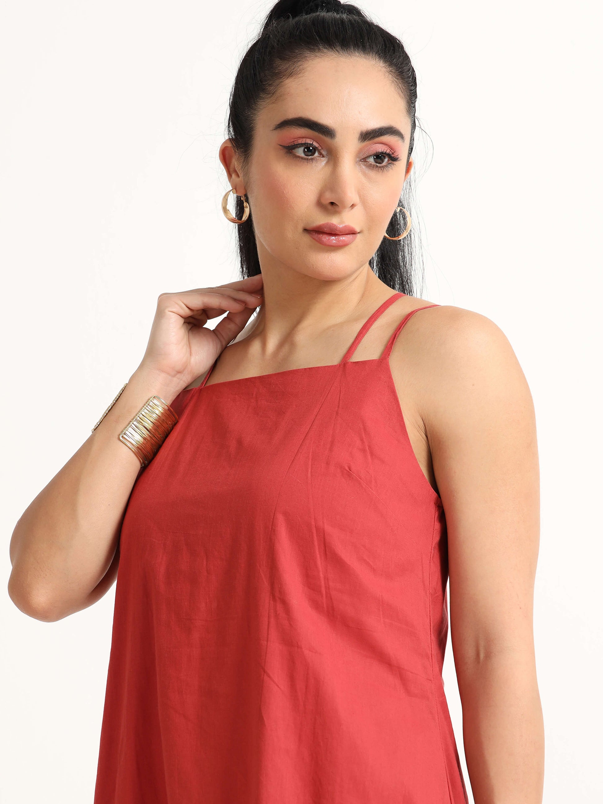 Strap Midi dress - Reepeat