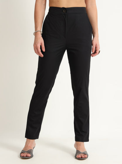 Black pencil pants