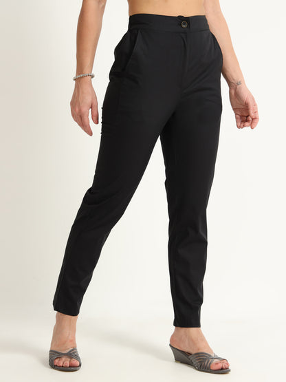 Black pencil pants