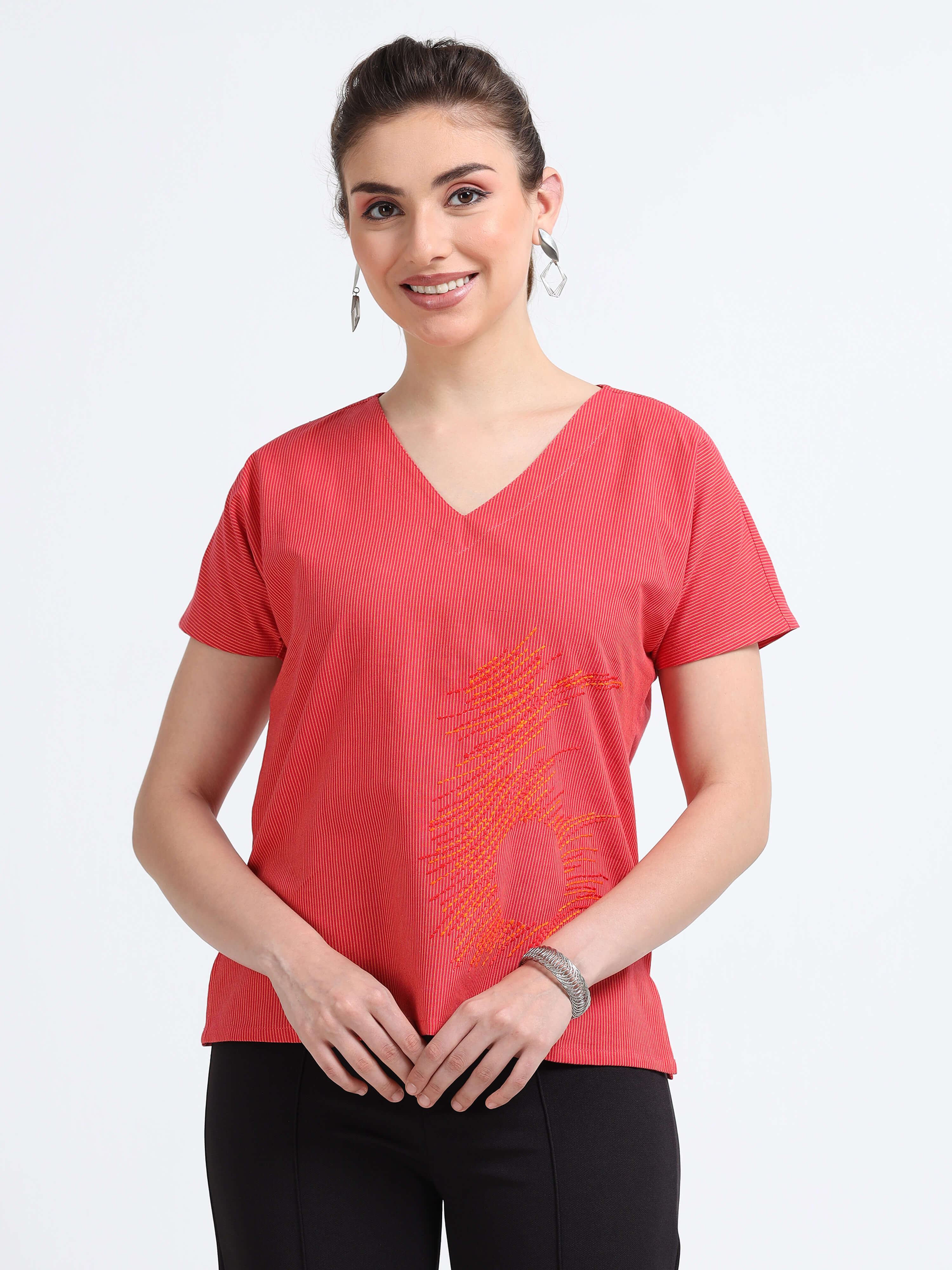 Red Kimono top - Reepeat