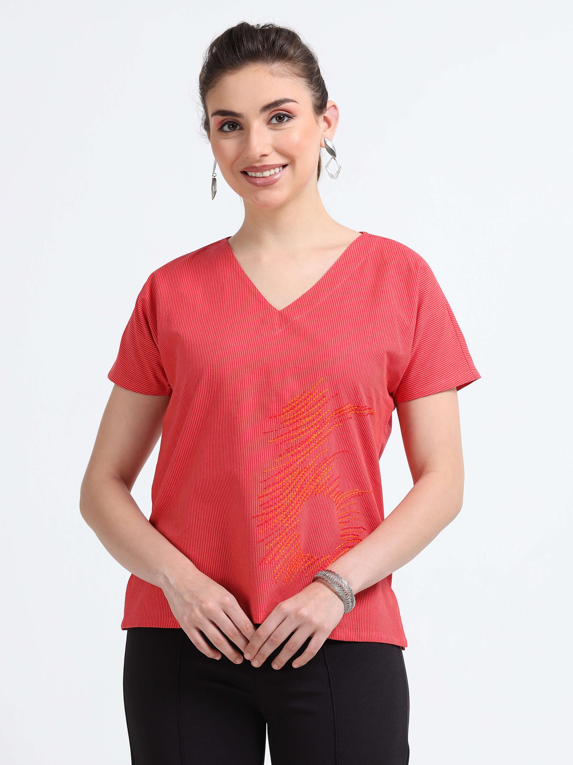 Red Kimono top - Reepeat