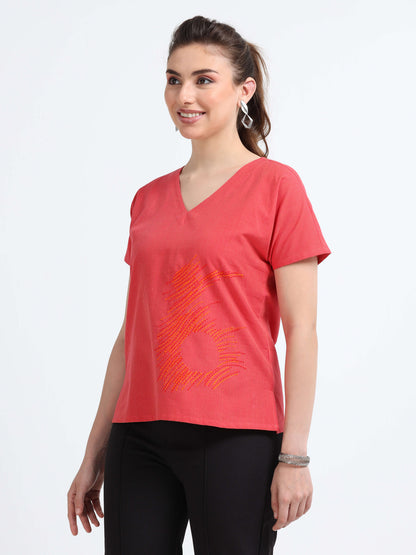 Red Kimono top - Reepeat