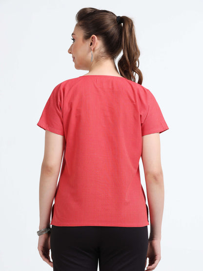Red Kimono top - Reepeat