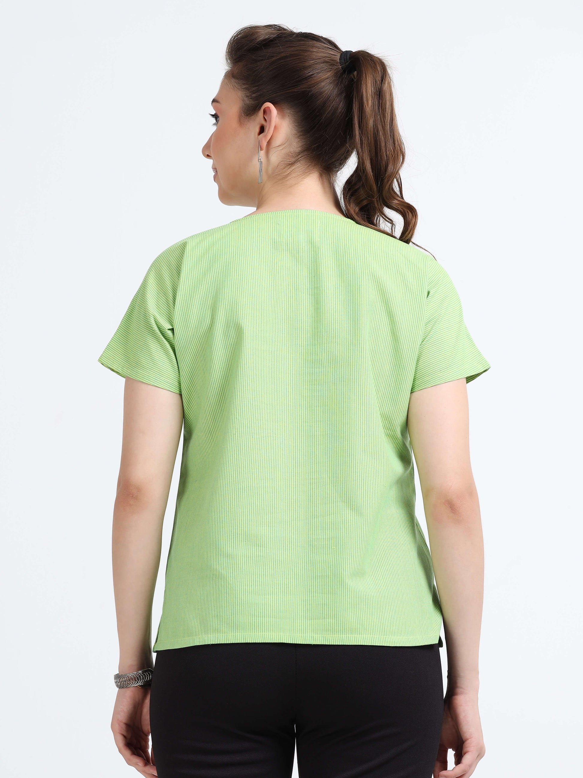 Green Kimono top - Reepeat