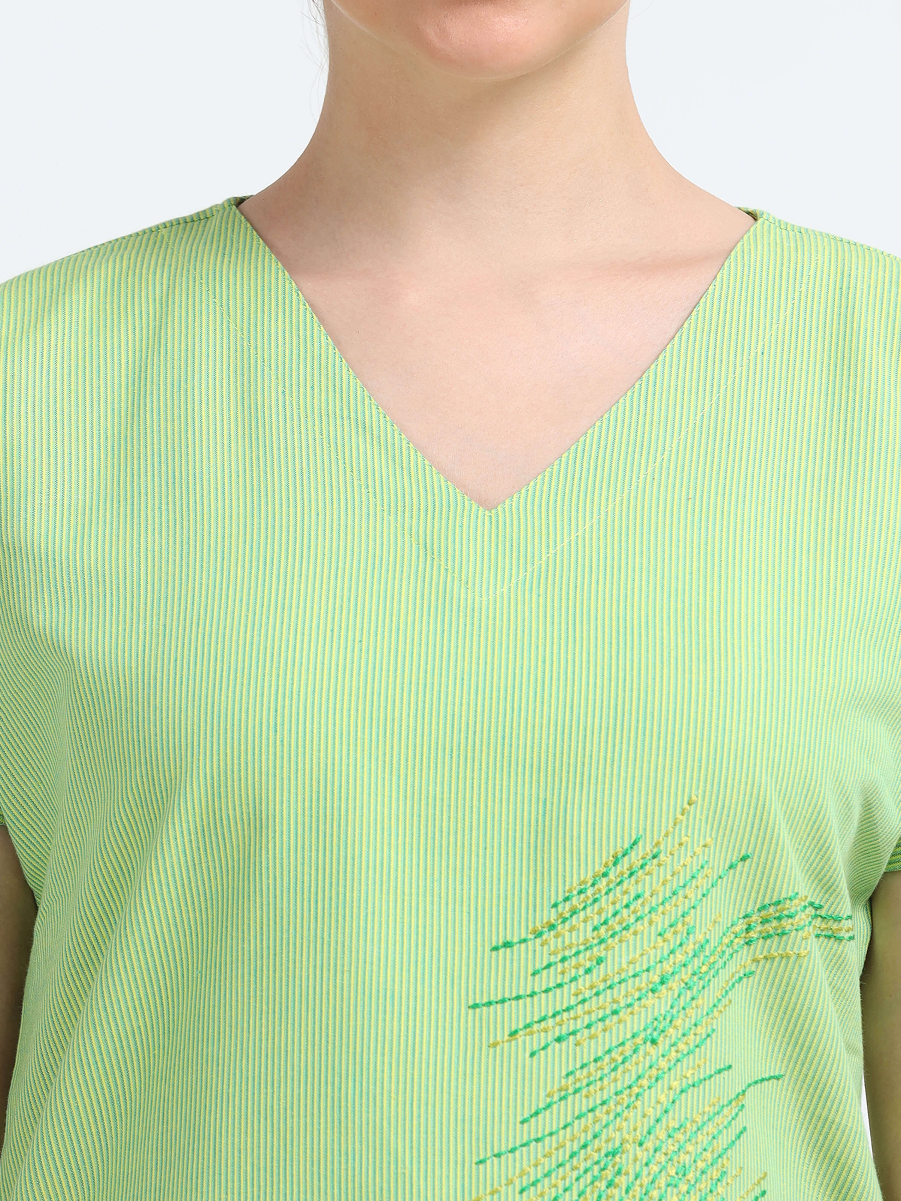Green Kimono top - Reepeat