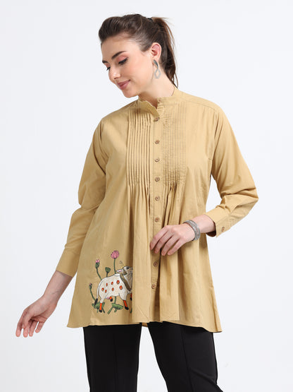 Artisanal Dyed Tunic top