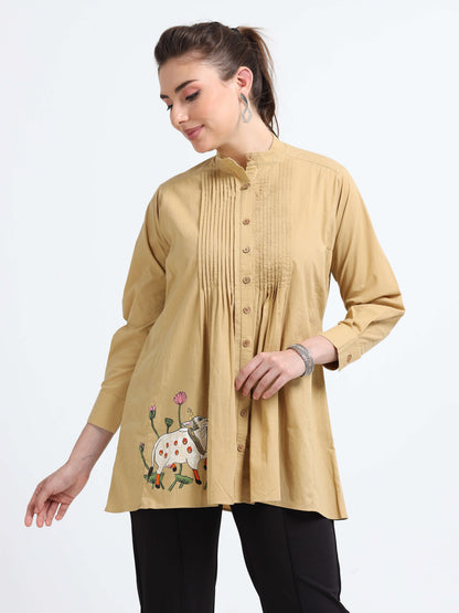 Artisanal Dyed Tunic top - Reepeat