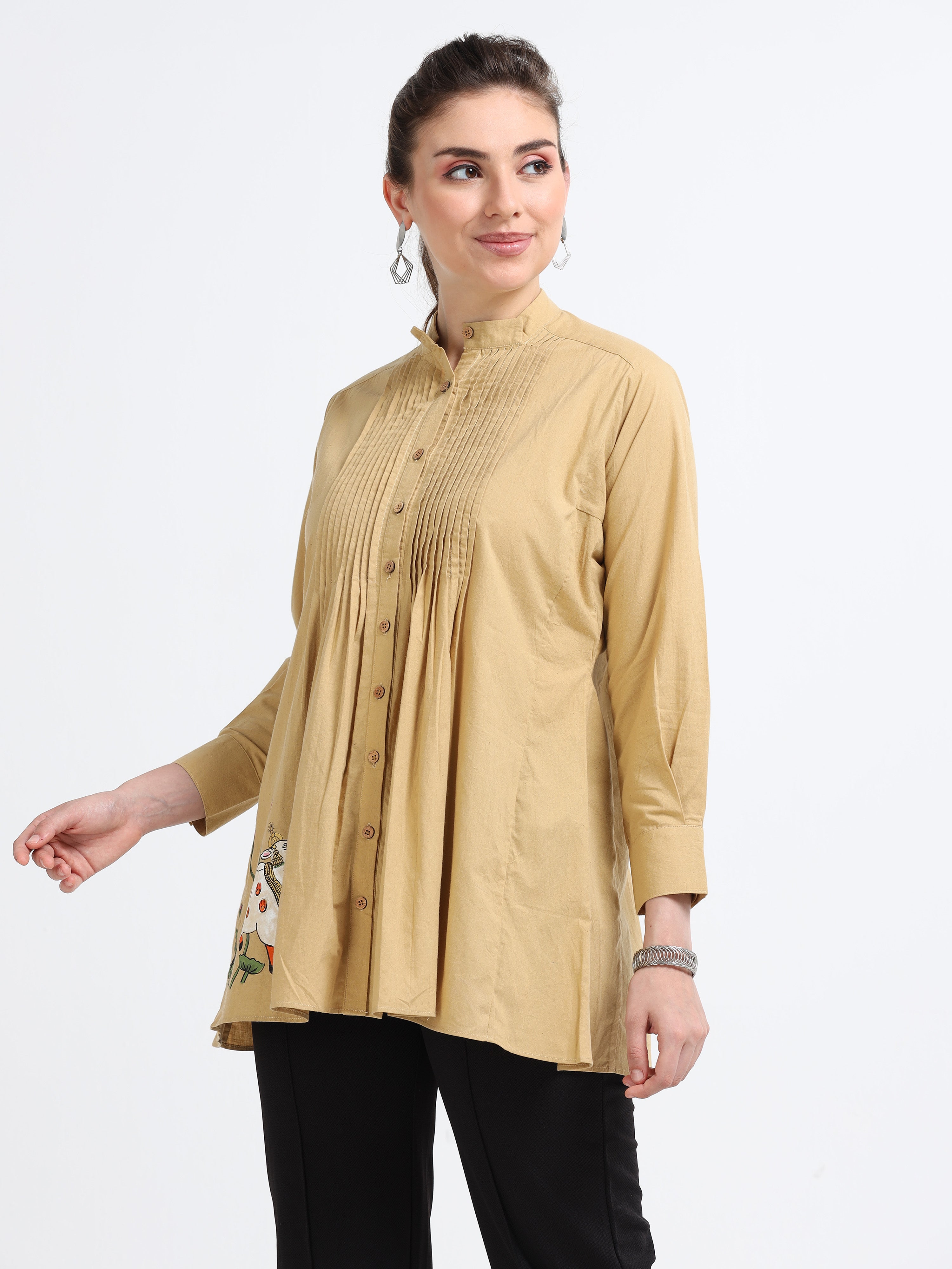 Artisanal Dyed Tunic top