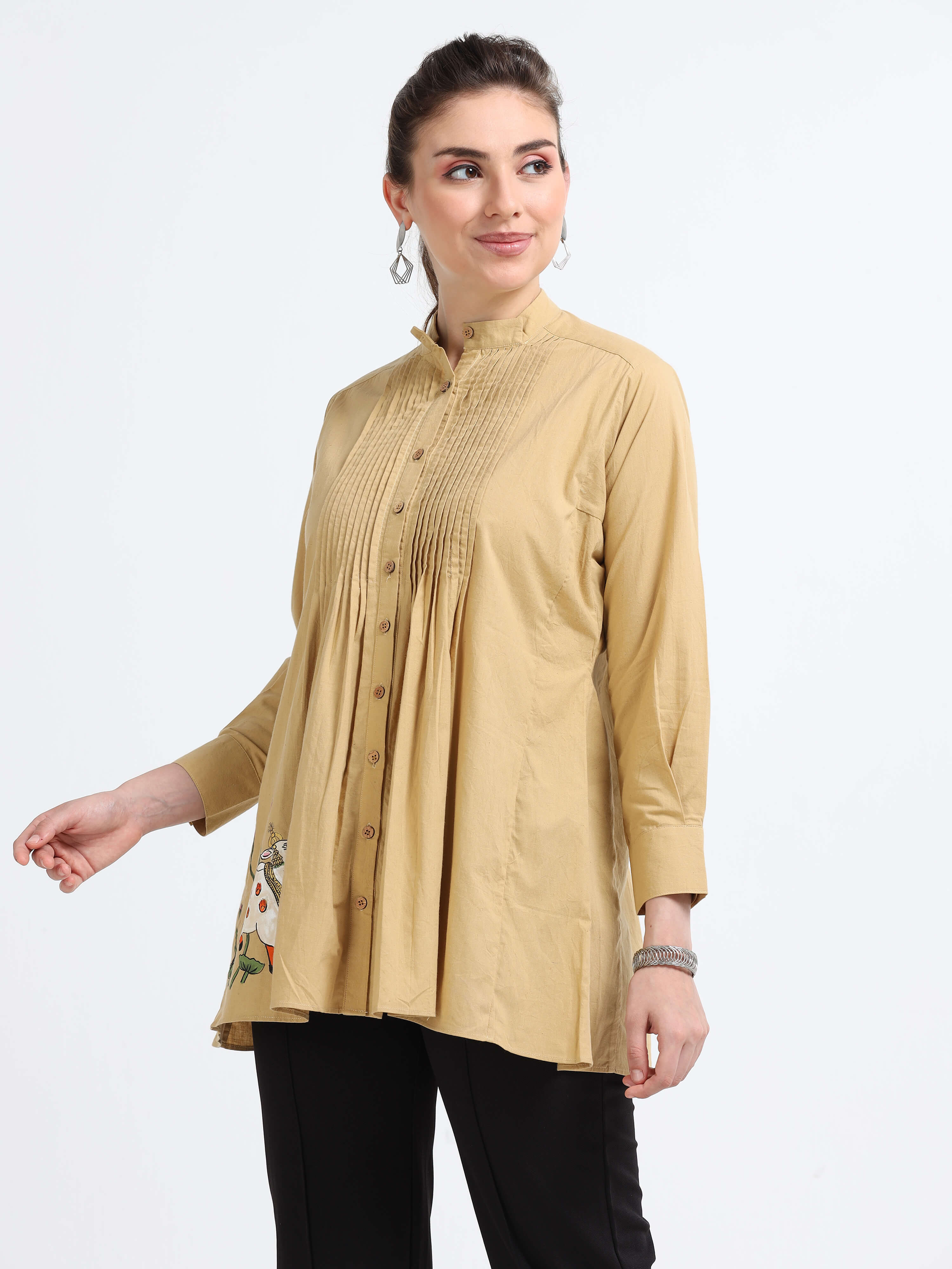 Artisanal Dyed Tunic top - Reepeat