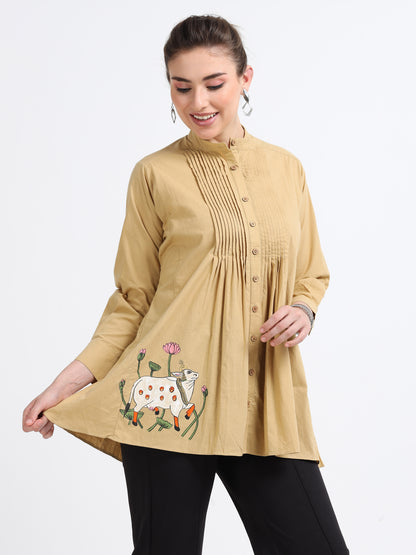 Artisanal Dyed Tunic top