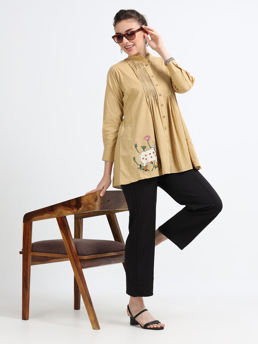 Artisanal Dyed Tunic top