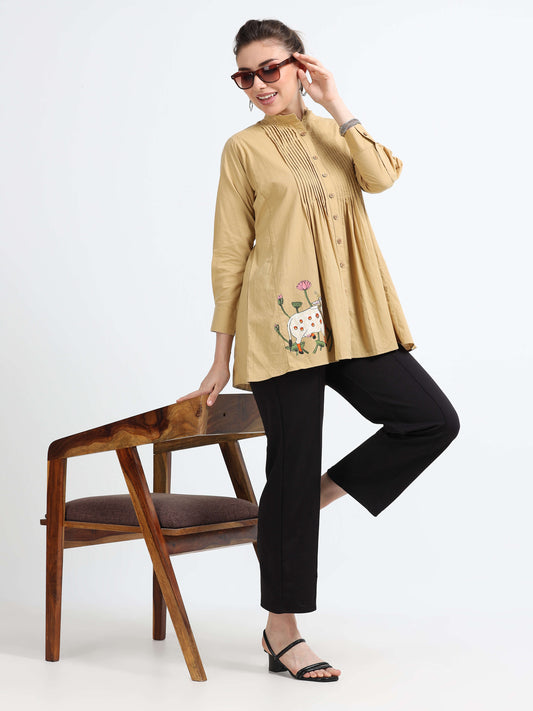 Artisanal Dyed Tunic top - Reepeat