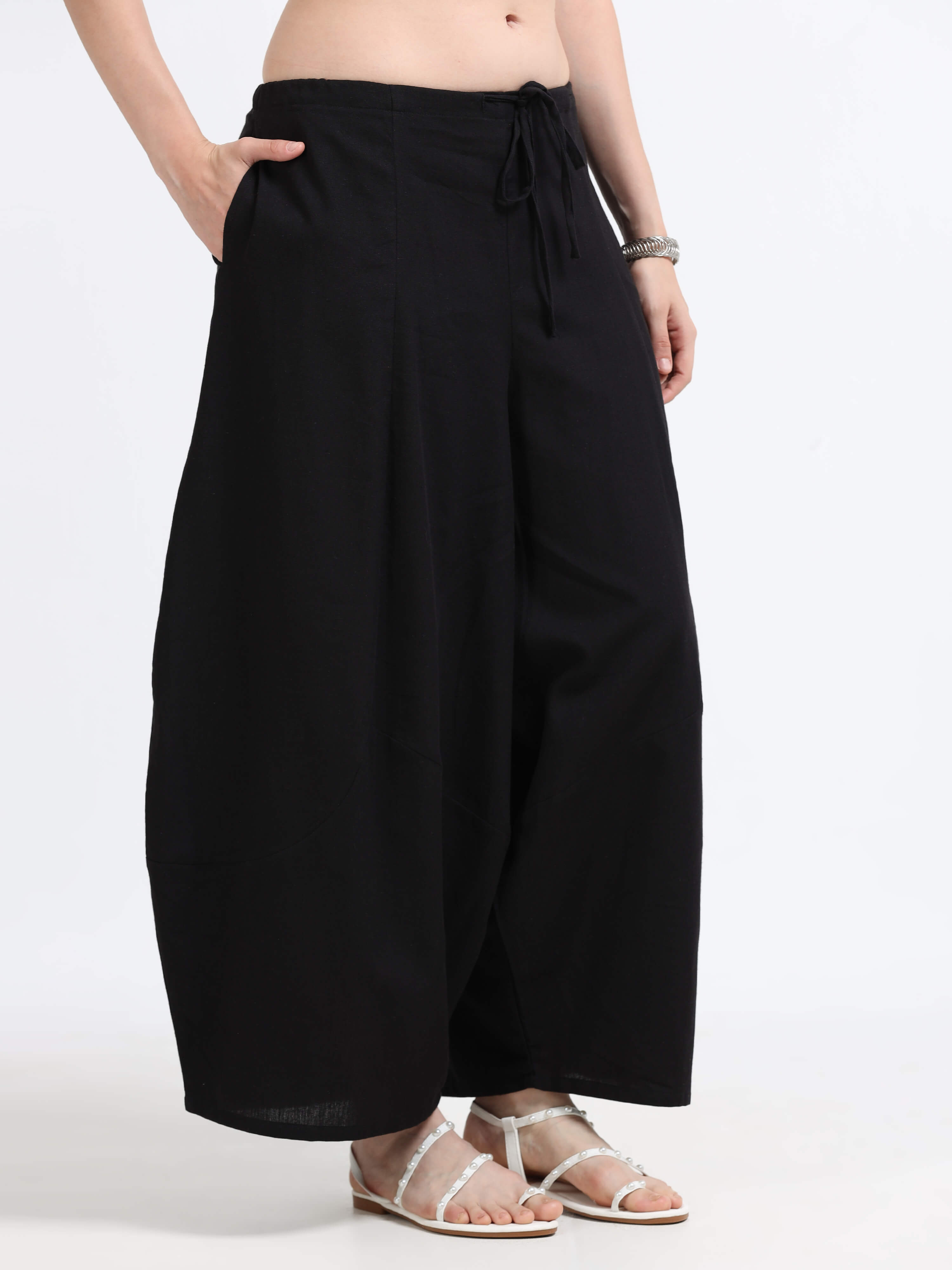 Black loose fit pants - Reepeat