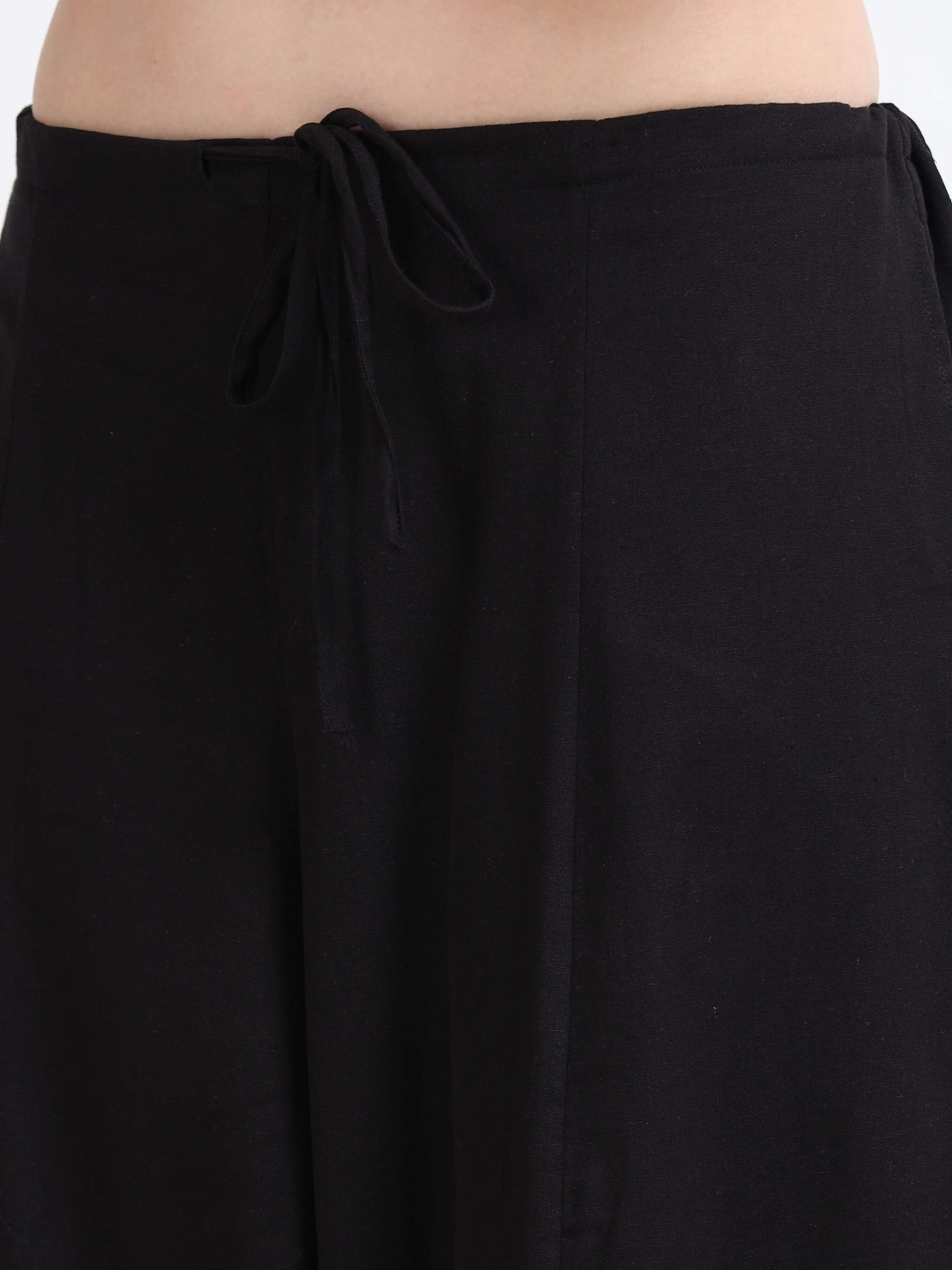 Black loose fit pants - Reepeat