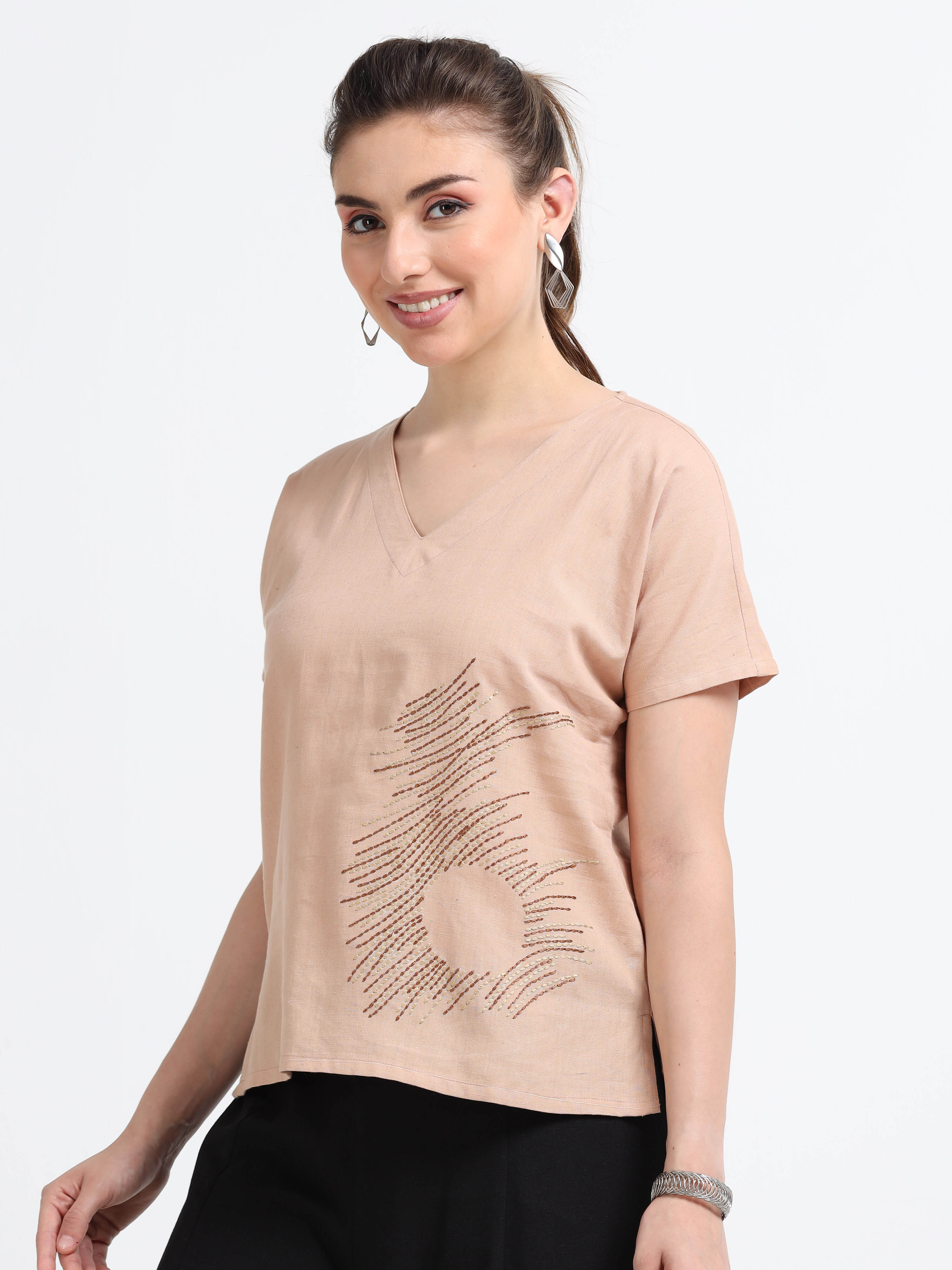Beige Kimono top - Reepeat