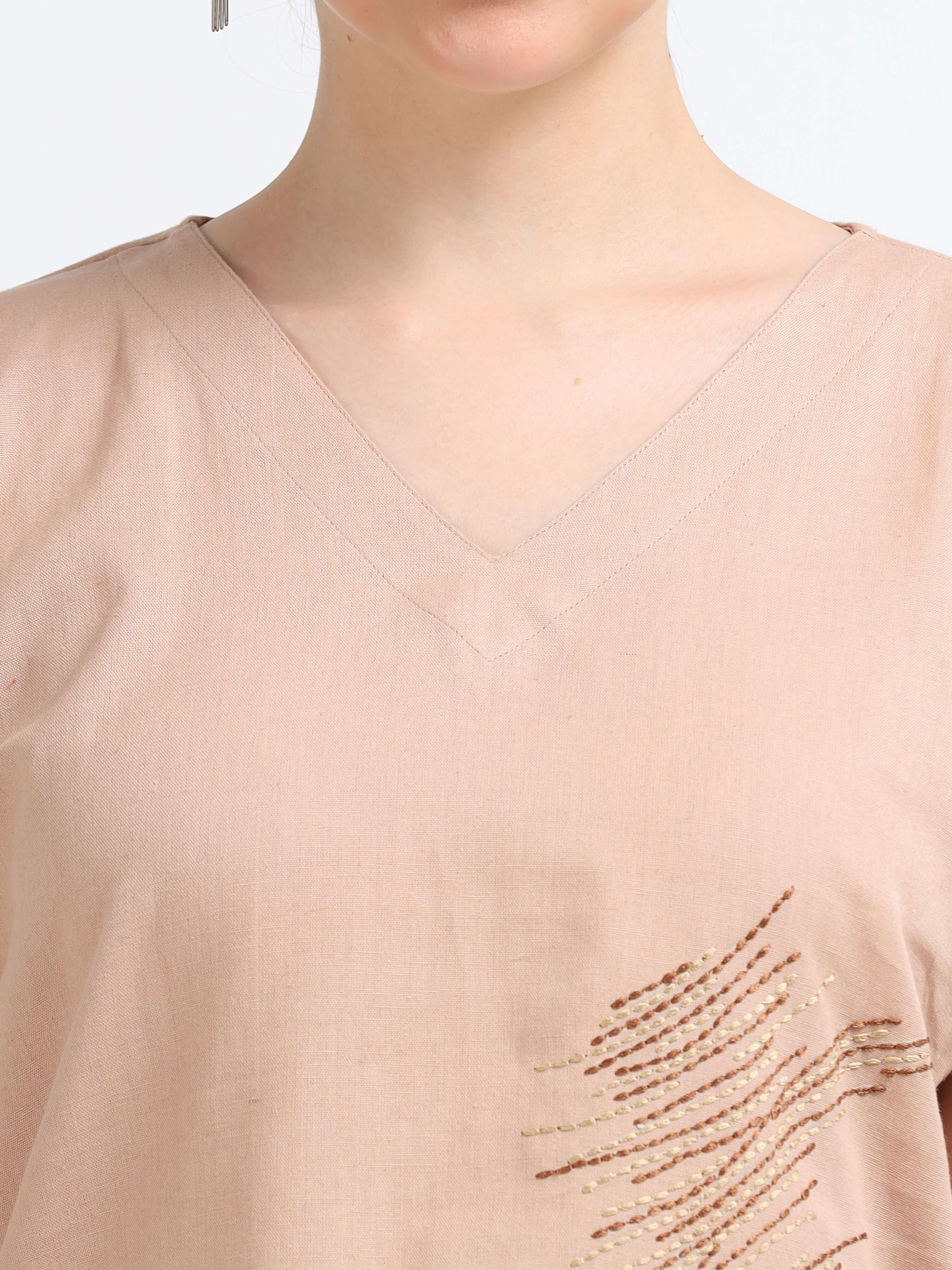Beige Kimono top - Reepeat