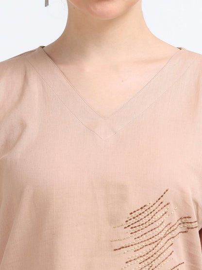 Beige Kimono top - Reepeat