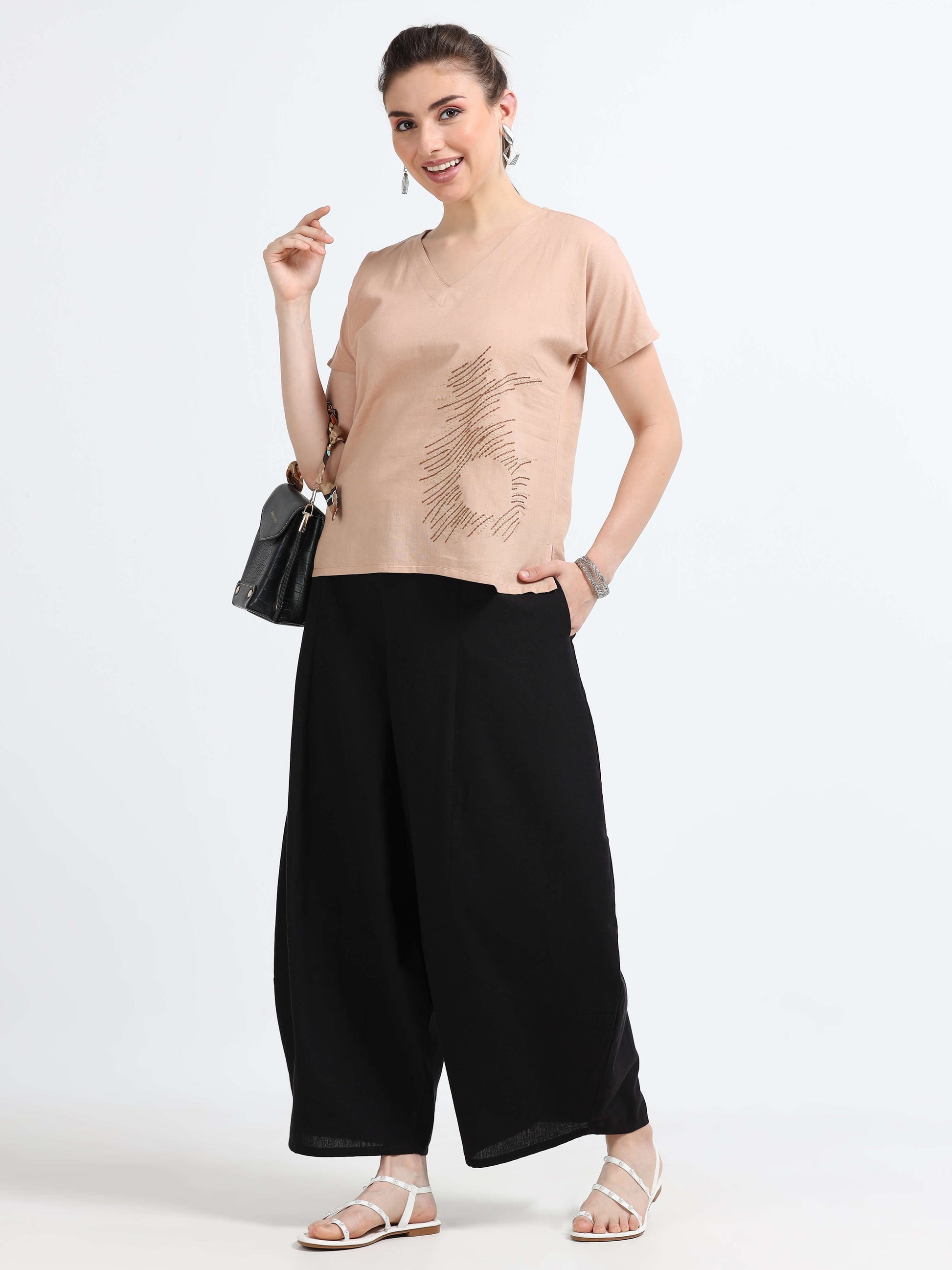 Beige Kimono top - Reepeat