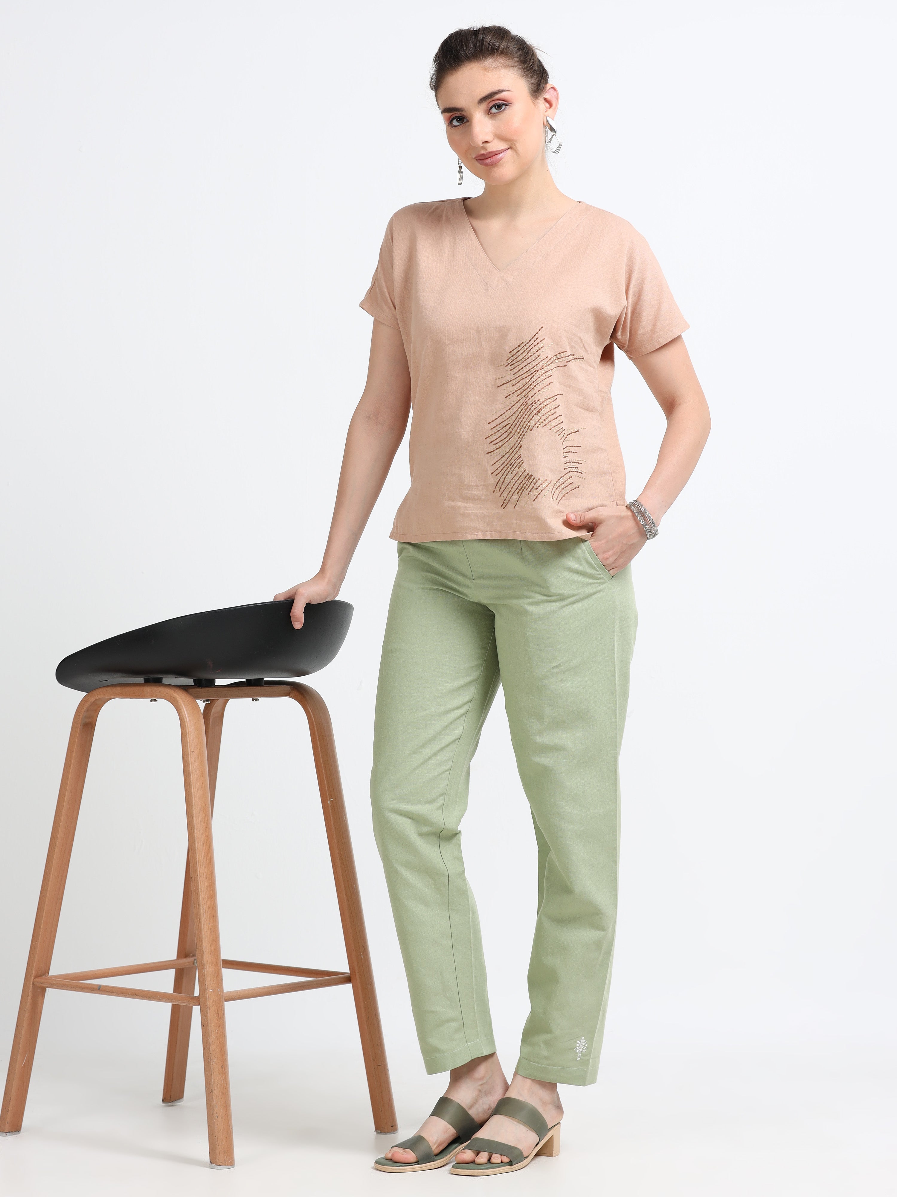Cotton Hemp Trouser