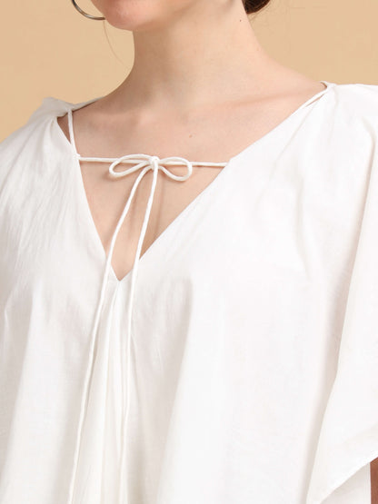 White Drape top - Reepeat