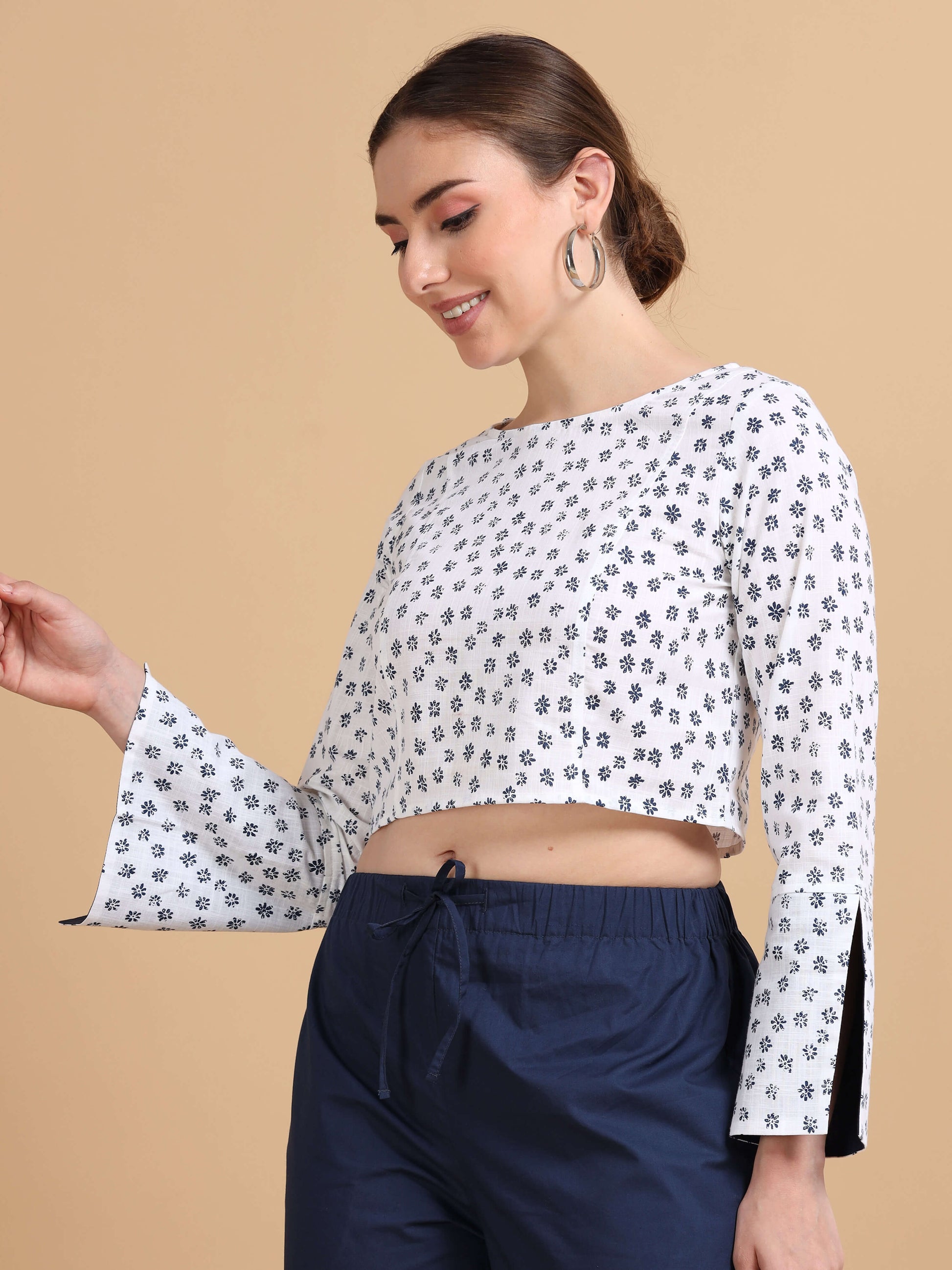 Printed crop top - Reepeat