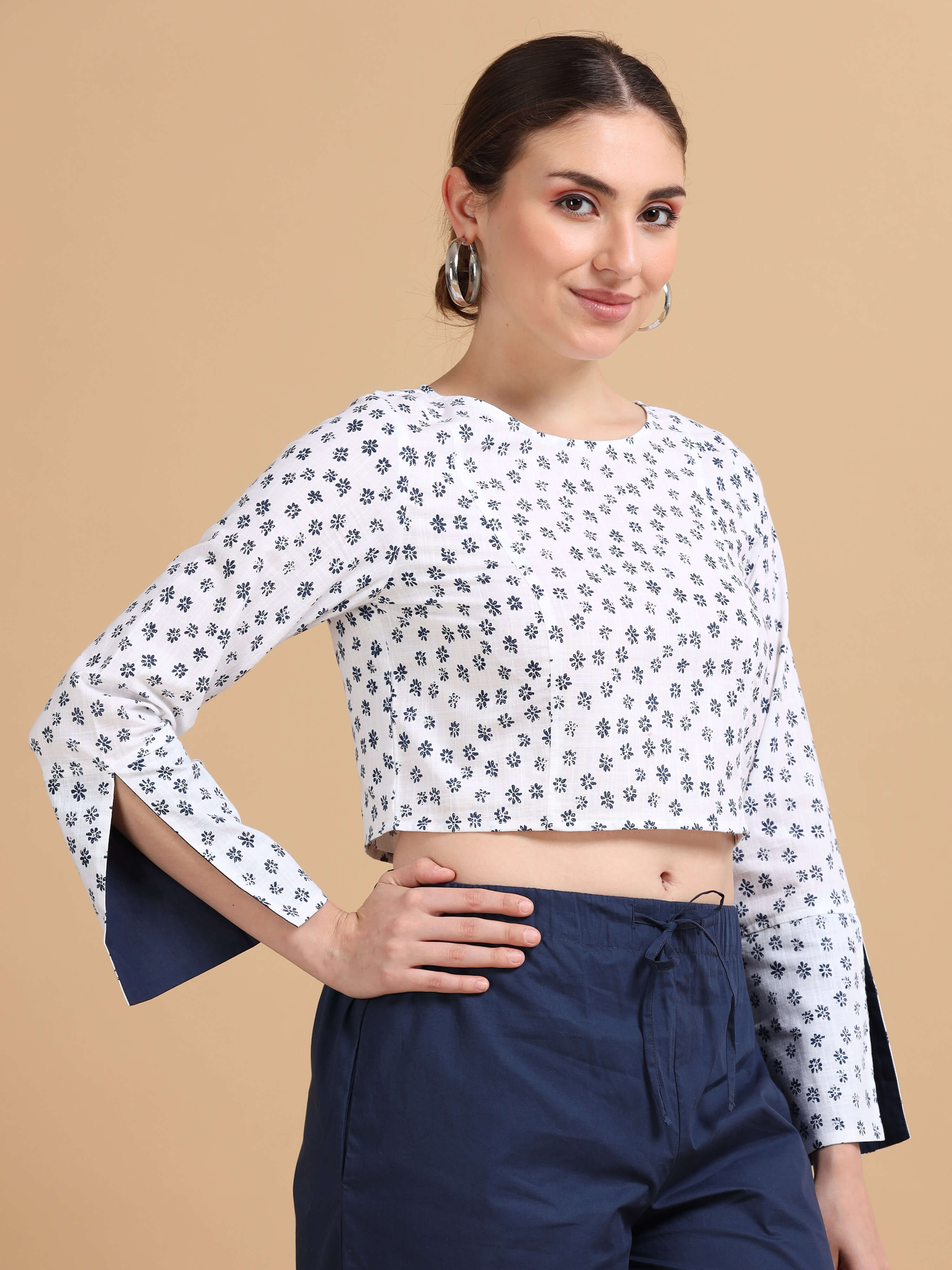 Printed crop top - Reepeat