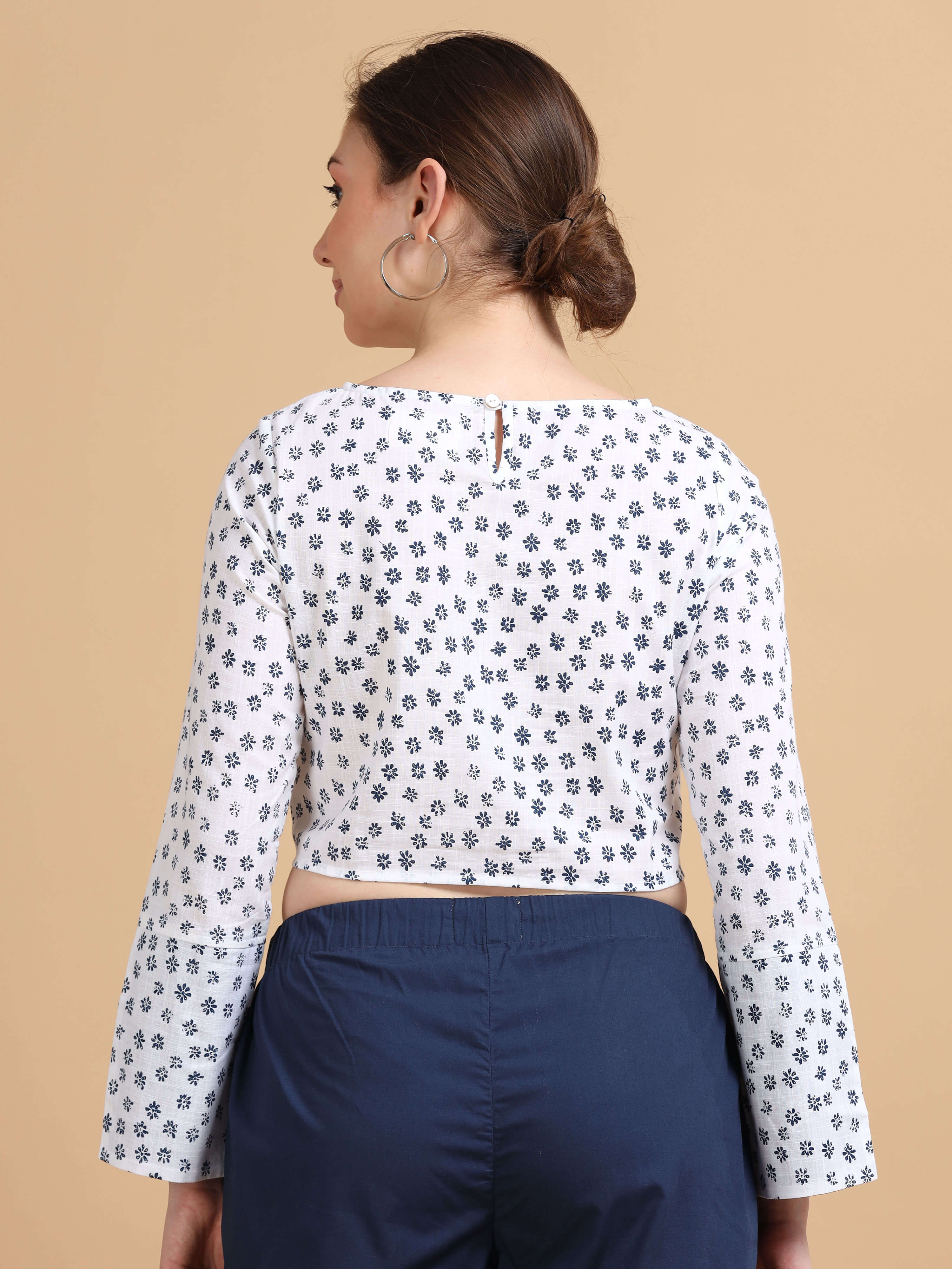 Printed crop top - Reepeat