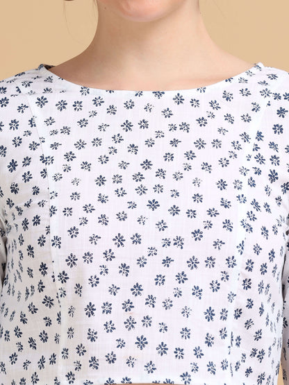 Printed crop top - Reepeat
