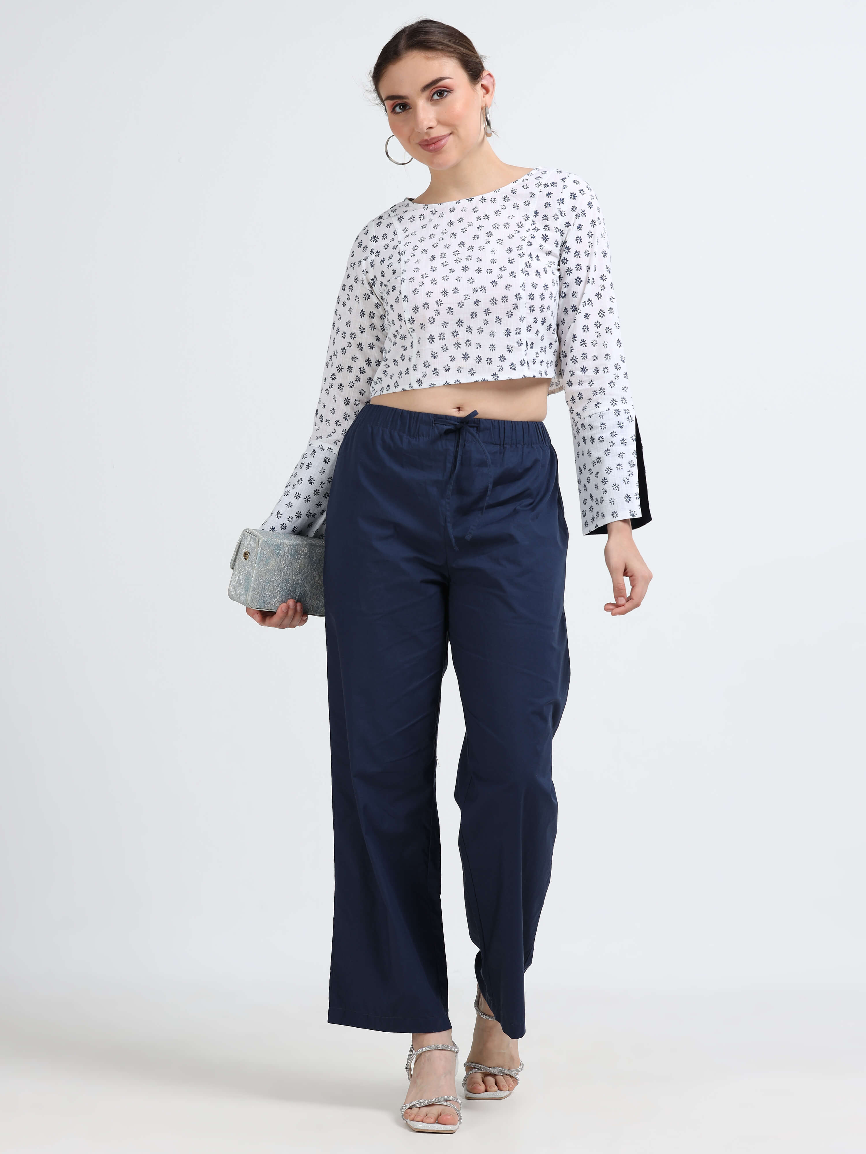 Navy Blue Trousers - Reepeat