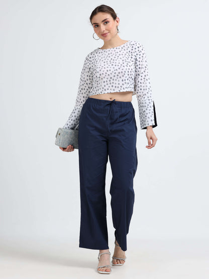 Navy Blue Trousers - Reepeat