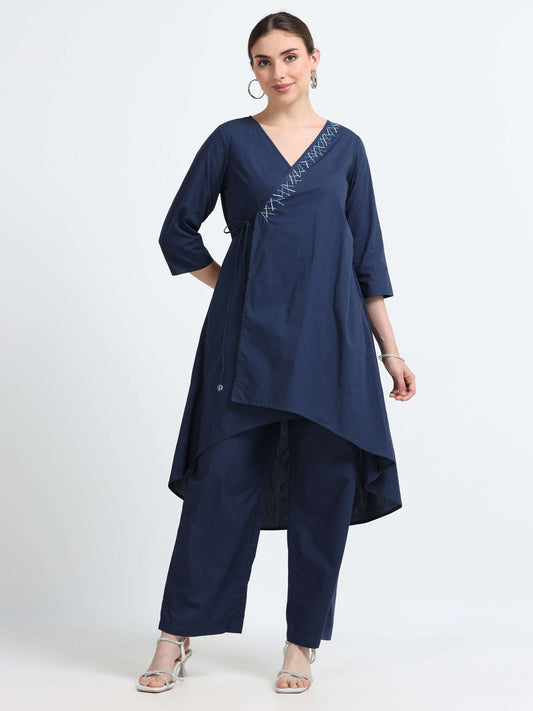 Wrap organic cotton tunic - Reepeat