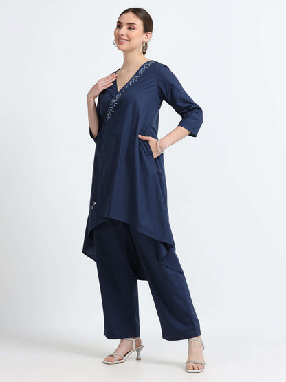 Wrap organic cotton tunic - Reepeat
