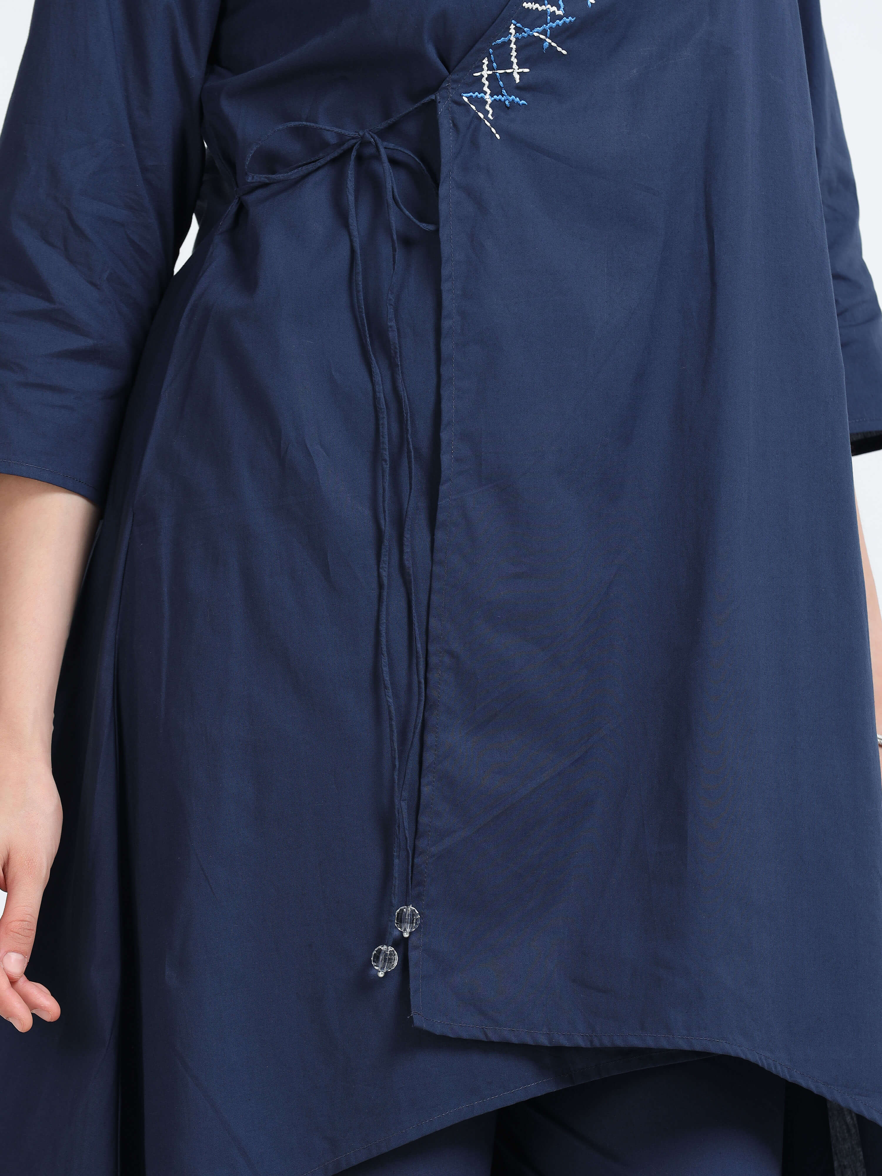 Wrap organic cotton tunic - Reepeat