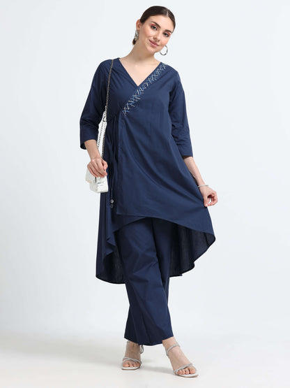 Wrap organic cotton tunic - Reepeat